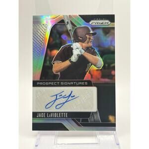 2025 Panini Prizm Jace LaViolette Silver Refractor Auto Cleveland Guardians